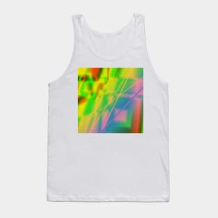 COLORFUL ABSTRACT TEXTURE ART Tank Top